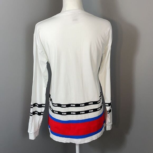 Pink Victoria’s Secret Lace Up Pullover. Size XS - Picture 7 of 11